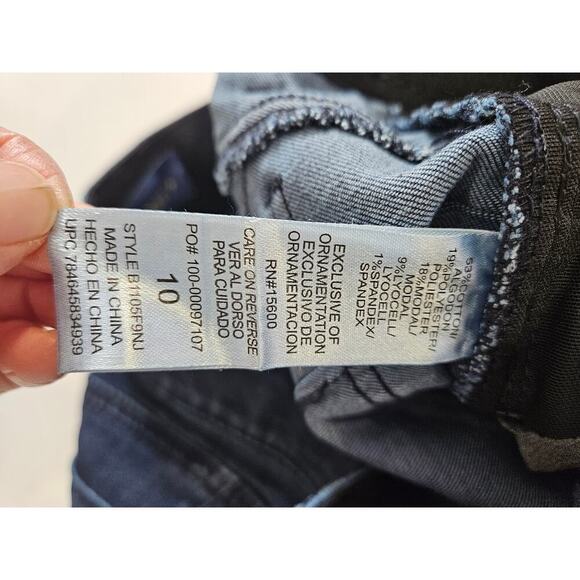 Democracy Women's Skinny Jeans - Dark Blue - Picture 5 of 7